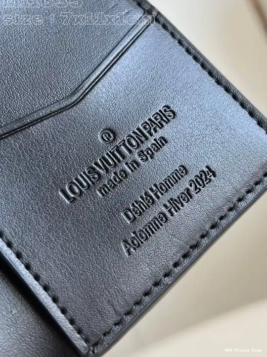 AAA Pruses Bags Pocket LOUIS cm VUITTON Organizer-7.5*11.1*1 0603